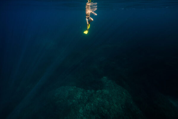 Fear of the depths and freediving